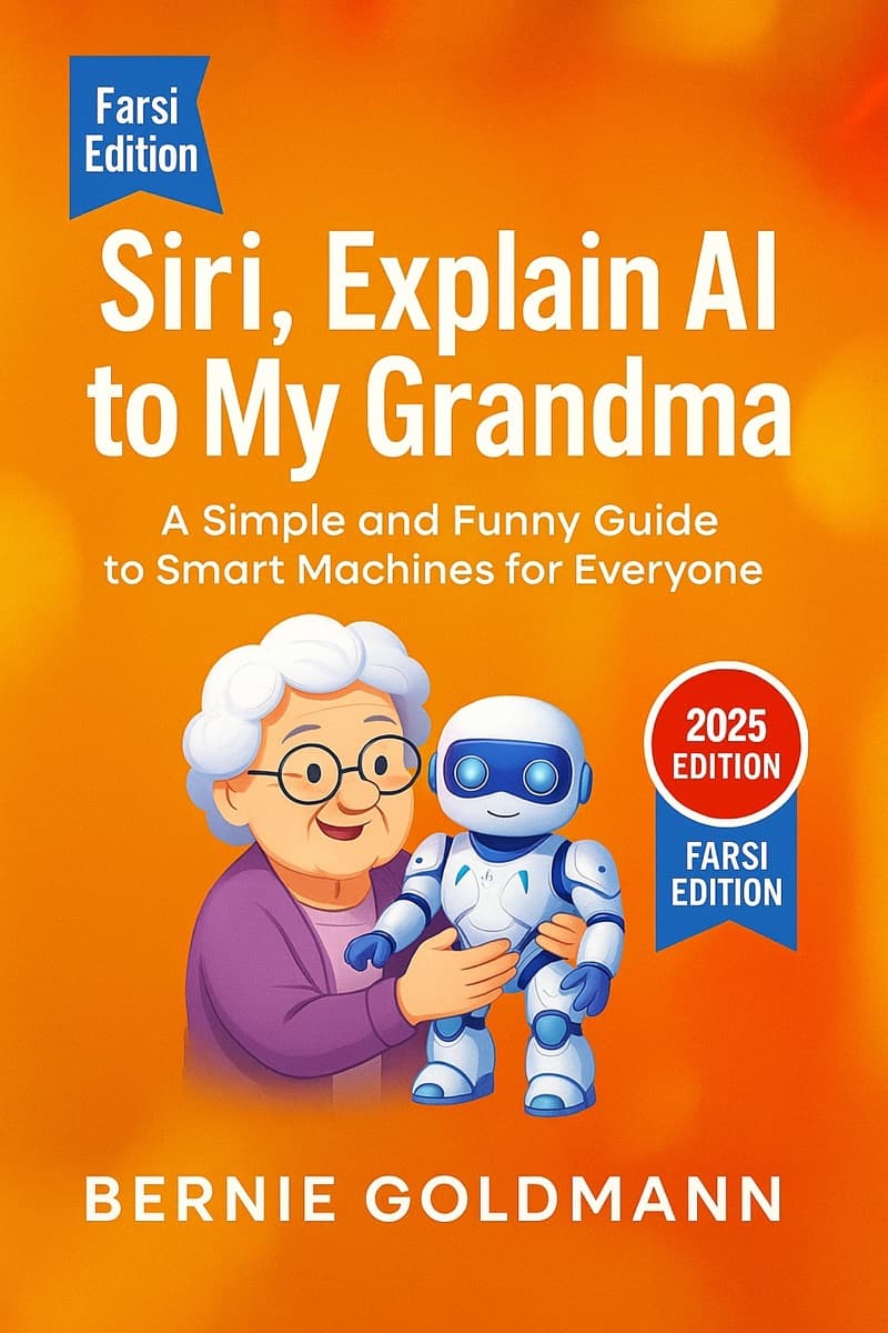 Siri, Explain AI to My Grandma Farsi Edition cover